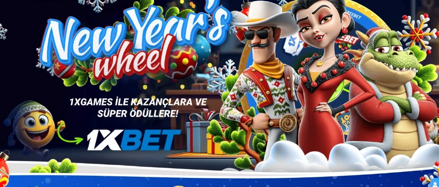 1xbet Yeni Yıl Çarkı Kamoanyası